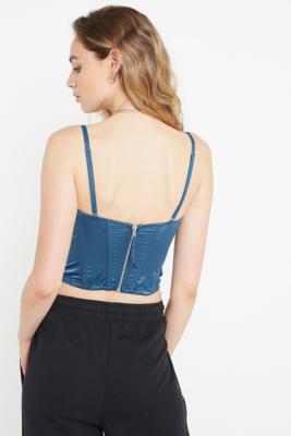 uo ayla bustier cropped top