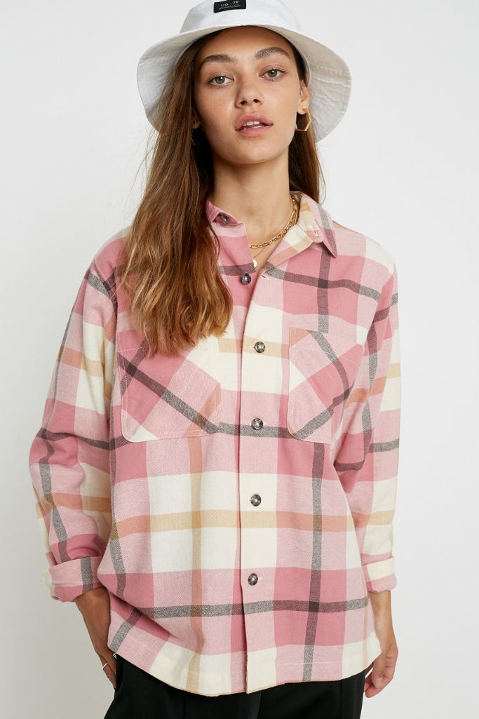 UO Dustin Flannel ButtonThrough Shirt Urban Outfitters UK