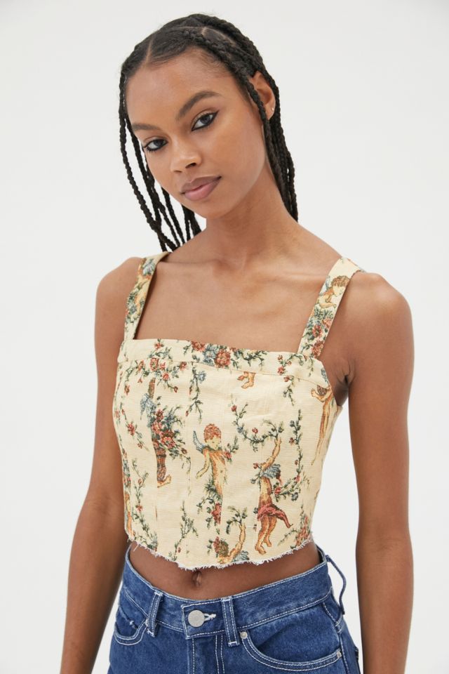 UO Angelique Corset Top Urban Outfitters UK