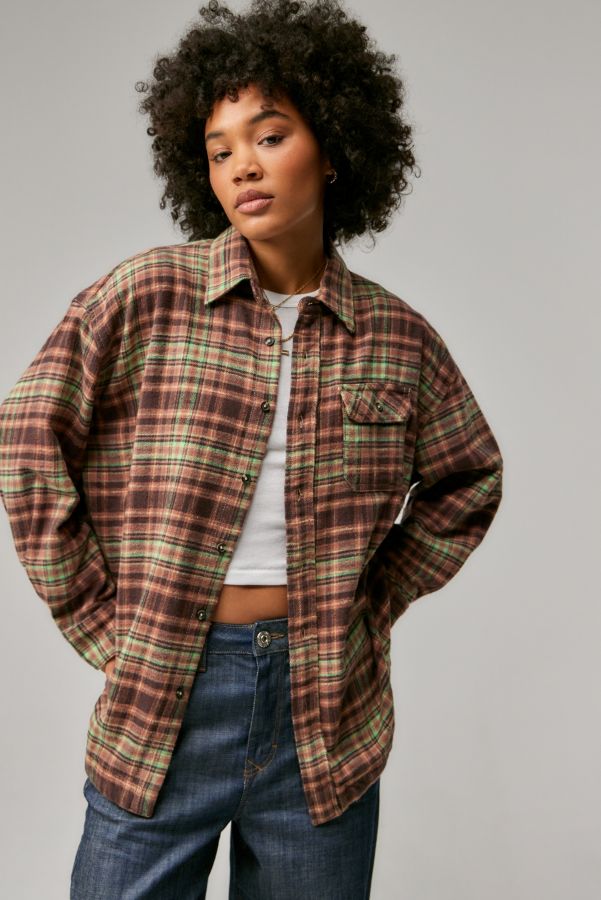 Slide View: 1: BDG Dani Flannel Shirt