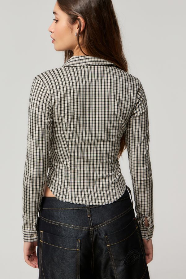 Vista diapositiva: 5: Camicia Zip Through Hailey Check Silence + Noise