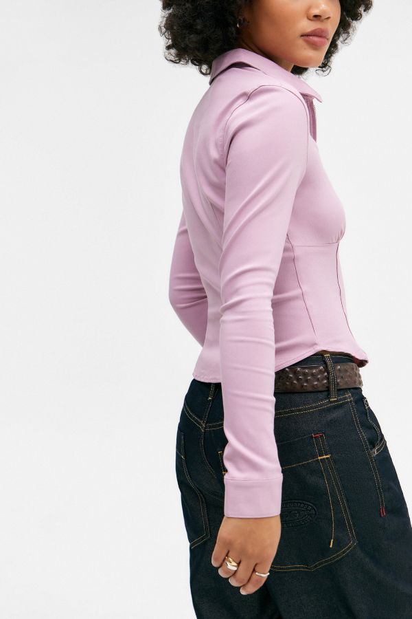 Vista de diapositivas: 4: Camisa Hailey con Cremallera Rose de Silence + Noise