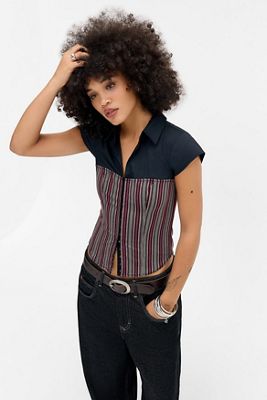Silence + Noise Chemise hybride Lila