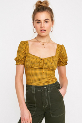 urban outfitters yellow top