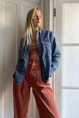 urban outfitters denim shirt