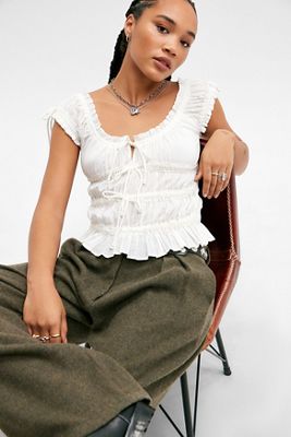 Kimchi Blue Blouse Remi à nouer sur le devant