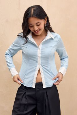 Silence + Noise Kendell Stripe Shirt