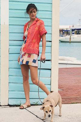 BDG Nash Satin Souvenir Hemd