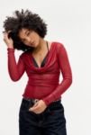 Thumbnail View 4: Silence + Noise Miley Cowl Neck Long Sleeve Top