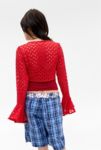 Thumbnail View 5: Kimchi Blue Opal Tie-Front Knit Shrug