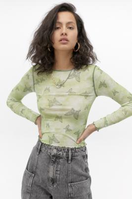 mesh shirt urban outfitters