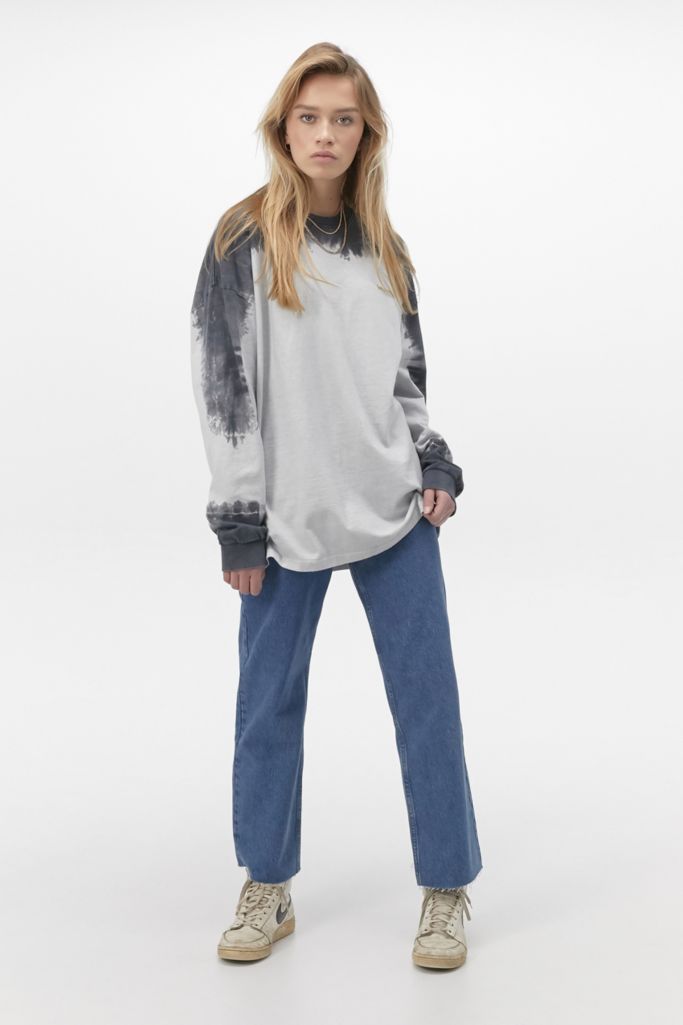 iets frans... Dip Dye Long-Sleeve Skate T-Shirt | Urban Outfitters UK