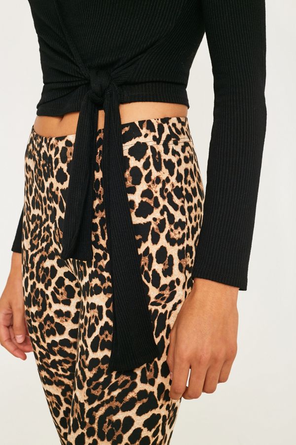 UO Black LongSleeve Ballet Wrap Top Urban Outfitters UK