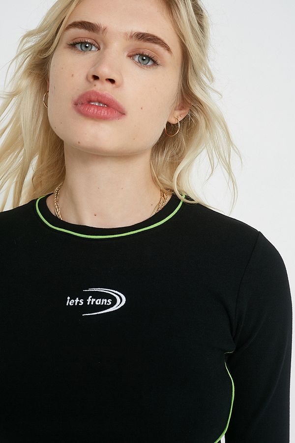iets frans... Sporty Long-Sleeve Top | Urban Outfitters UK