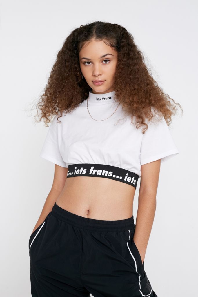 iets frans... Logo Cropped T-Shirt | Urban Outfitters UK