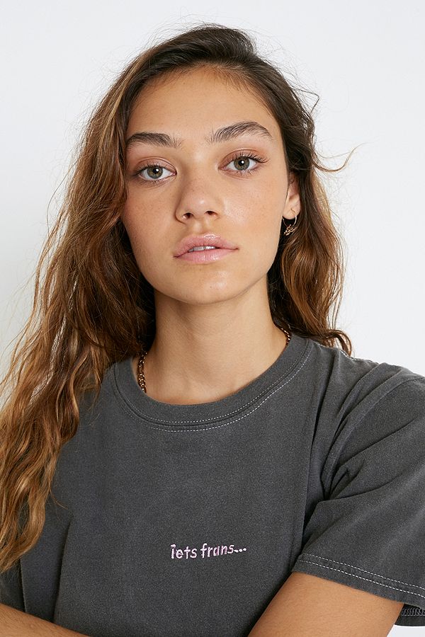 iets frans... Washed Logo T-Shirt | Urban Outfitters UK