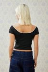 Thumbnail View 3: Kimchi Blue Freckle Mesh Blouse