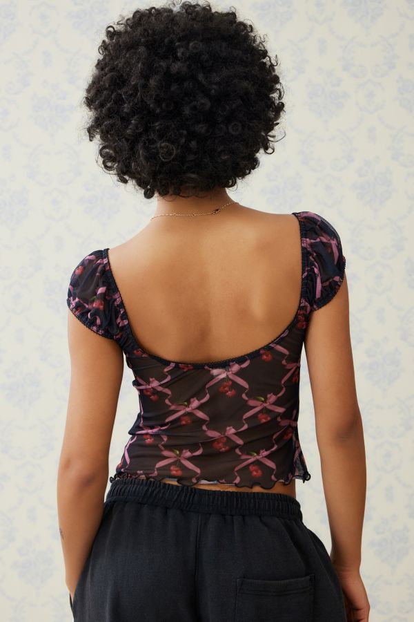 Vista diapositiva: 4: Kimchi Blue Greta Blusa Stampata