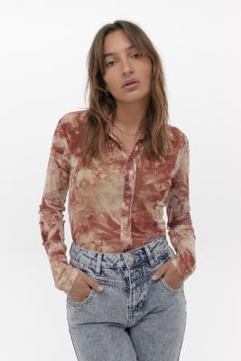 mesh shirt urban outfitters