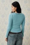 Thumbnail View 4: UO Clover Spitzen-Strickjacke