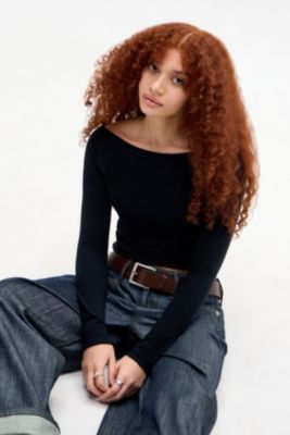 Out From Under Long Sleeve Boatneck Top