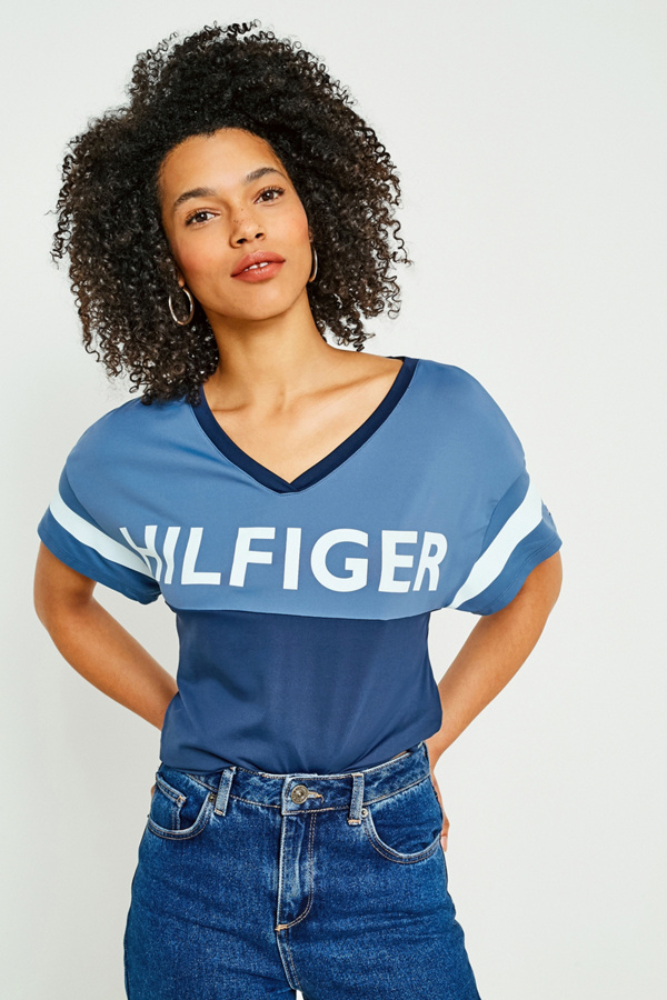 Tommy Hilfiger Vintage Logo TShirt Urban Outfitters UK