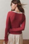 Thumbnail View 3: Out From Under Diana Spitzenbesatz Henley Oberteil