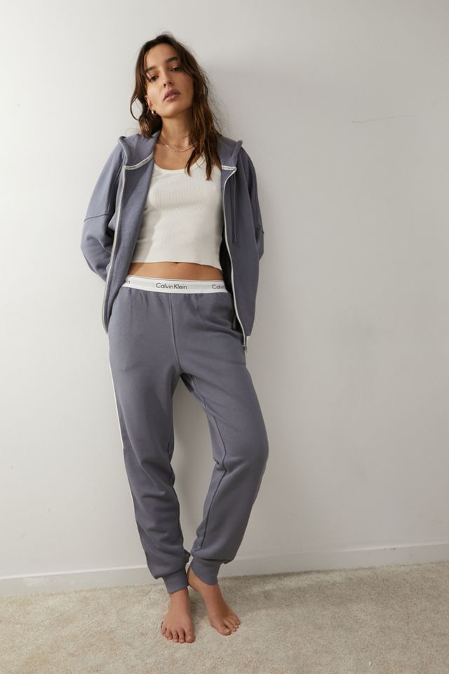 Calvin Klein Lounge ZipUp Hoodie Urban Outfitters UK