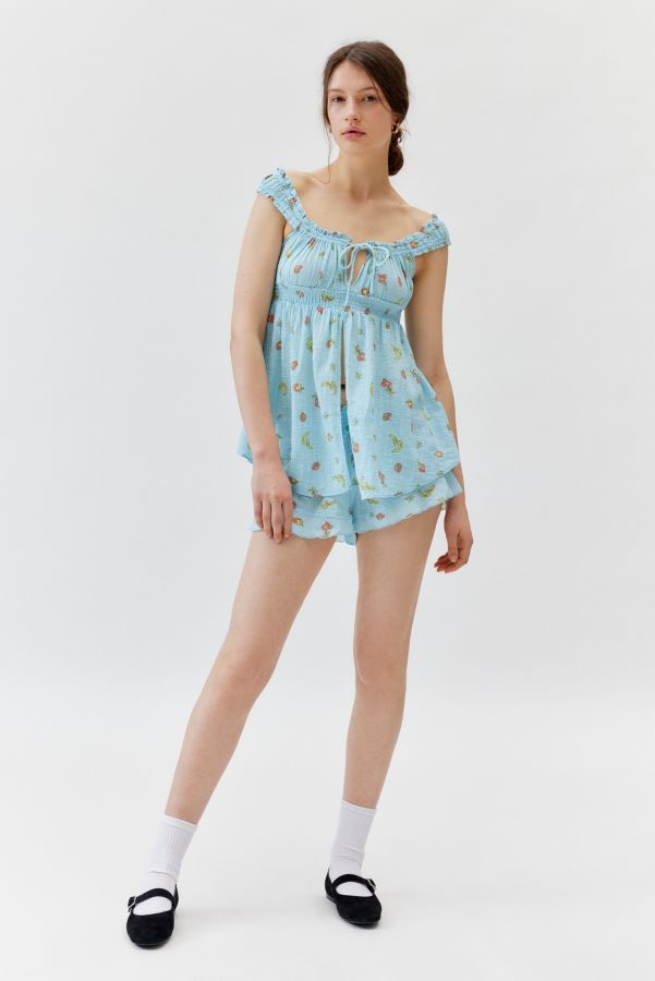 Slide View: 4: Out From Under - Haut babydoll Lilly