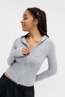 BDG Monet Zip-Through Cardigan