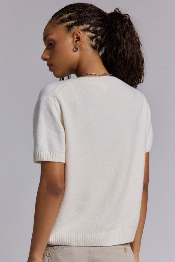 Slide View: 4: UO Rachel Short Sleeve Cardigan