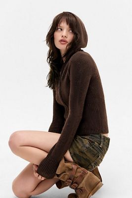 BDG Monet Zip-Through Cardigan