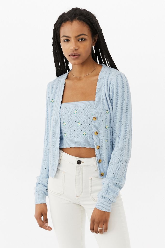 Urban Outfitters Bestickter Cardigan Urban Outfitters DE