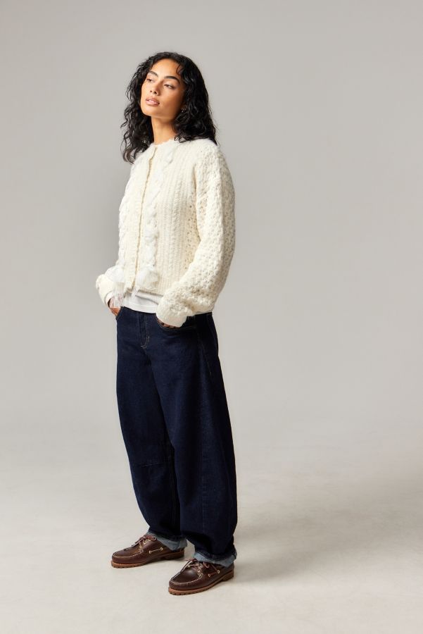 Slide View: 3: Kimchi Blue Lace Knit Cardigan