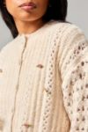 Thumbnail View 2: Kimchi Blue Rose Pointelle Knit Cardigan