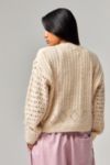 Thumbnail View 3: Kimchi Blue Rose Pointelle Knit Cardigan