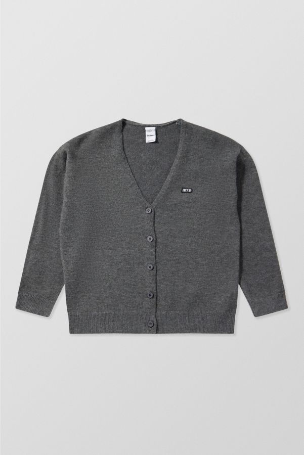 Slide View: 6: iets frans... Grandad V-Neck Cardigan