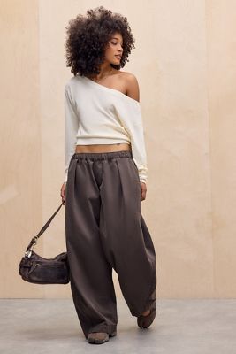 UO Cameryn Off-Shoulder Batwing Knit Jumper