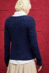 Thumbnail View 4: iets frans... Blaire V-Ausschnitt Zopfmuster Pullover