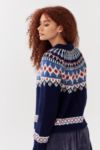 Thumbnail View 5: BDG Fairisle Strick-Strickjacke