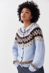 Thumbnail View 1: BDG Fairisle Knit Cardigan