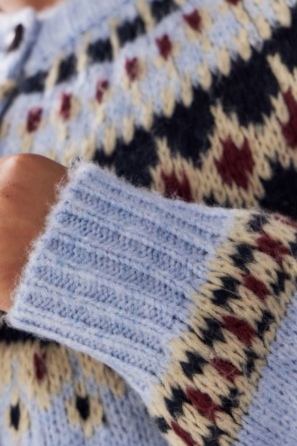 Slide View: 2: BDG Fairisle Knit Cardigan