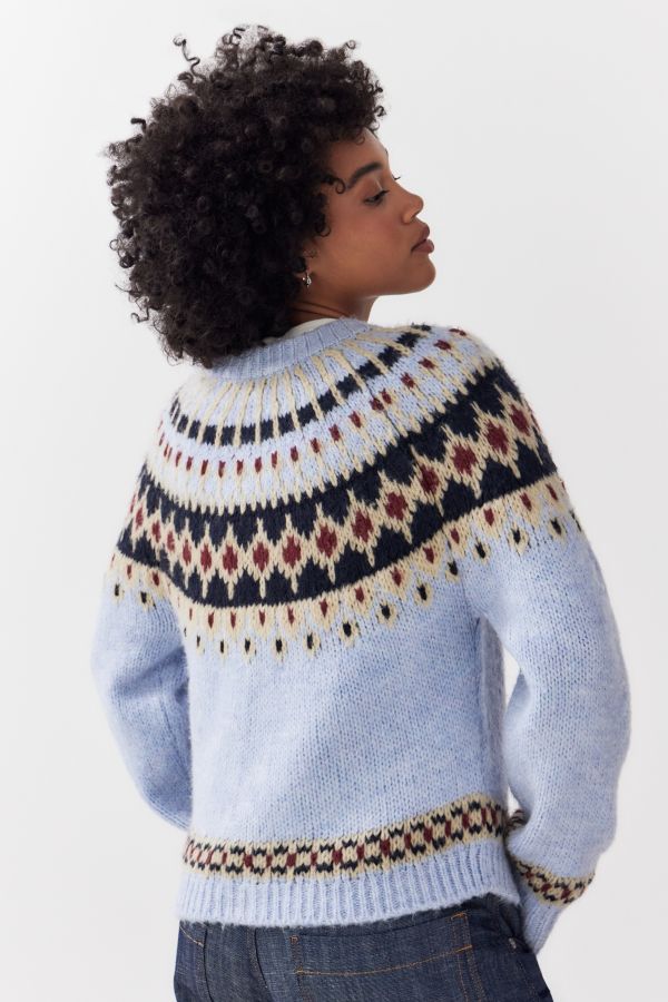 Slide View: 5: BDG Fairisle Knit Cardigan