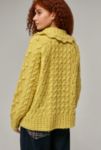 Thumbnail View 5: Cardigan en maille torsadée à col BDG