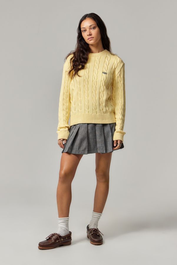 Slide View: 3: iets frans...Heaton Cable Knit Jumper