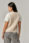 Thumbnail View 4: Gilet en tricot câblé à boutons BDG