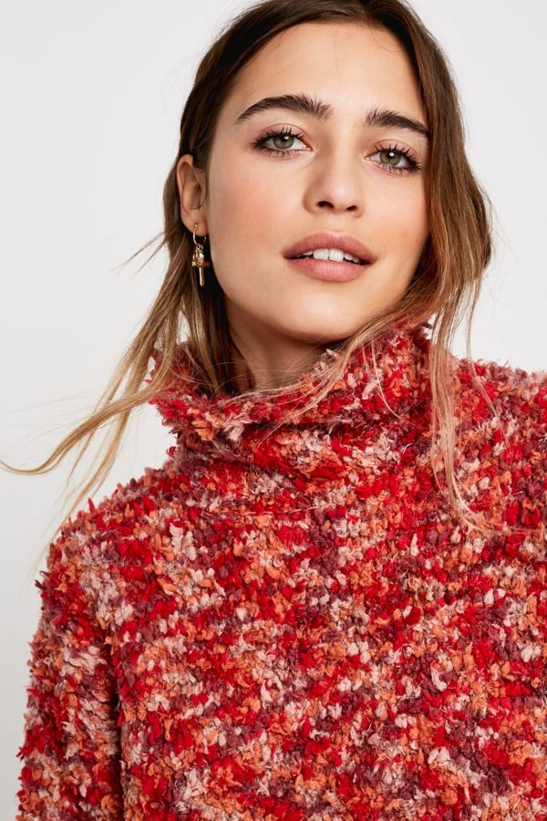 UO Fuzzy Turtleneck Jumper | Urban Outfitters UK