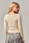 Thumbnail View 4: UO Scalloped Edge Knit Top