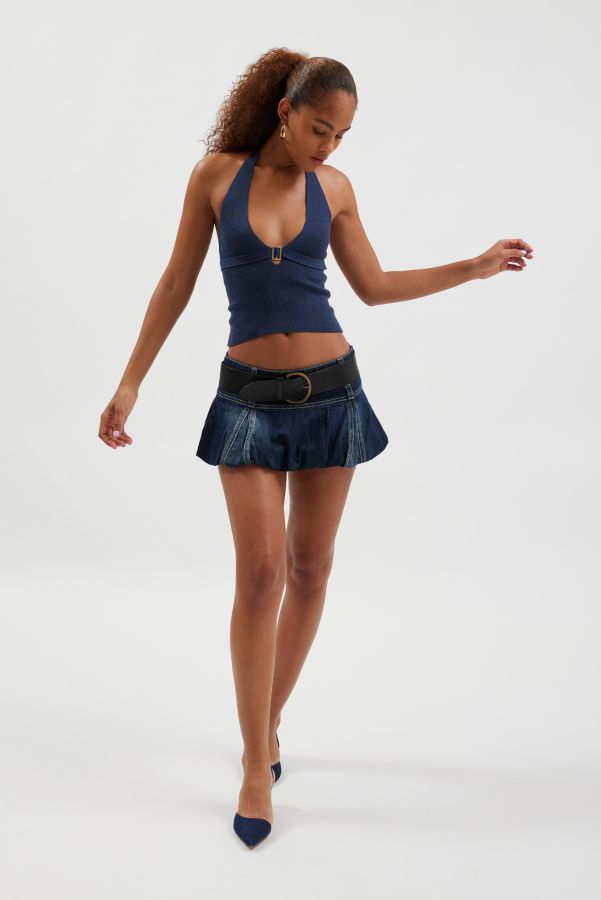 Vista diapositiva: 2: Silence + Noise Rhode Top Halter con Cintura