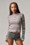 Thumbnail View 1: BDG Space-Dye Ribbed Knit Top